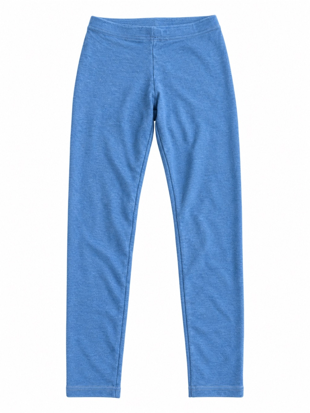 Old Navy Heathered Light Blue Girls' Stretch Leggings